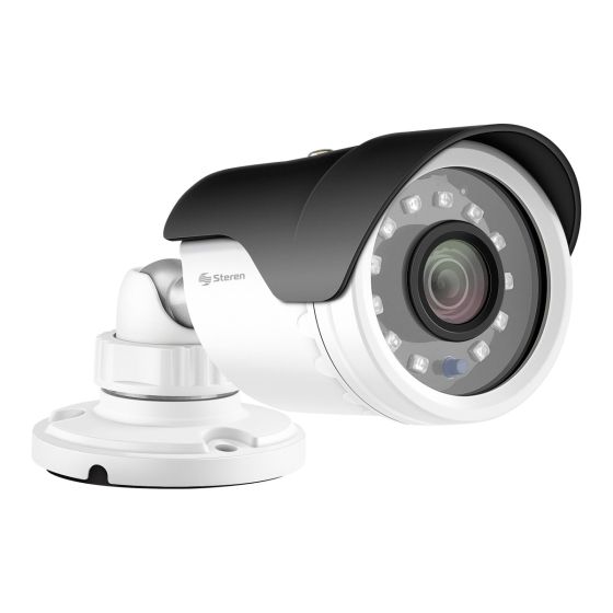 Cámara de seguridad CCTV digital Full HD, tipo mini bala, tetrahíbrida, metálica